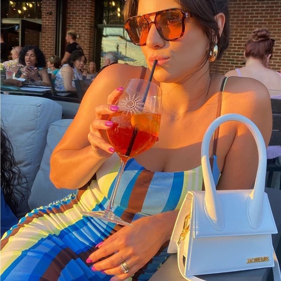 Fabletics live in, spaghetti strap dress with built in bra, SZ M, NWOTS - Picture 10 of 10